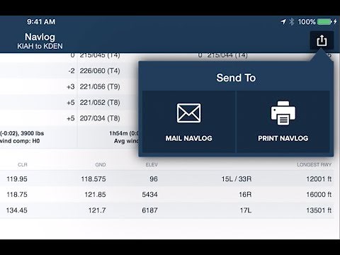 ForeFlight Performance Part 6 - Navlog and Briefing
