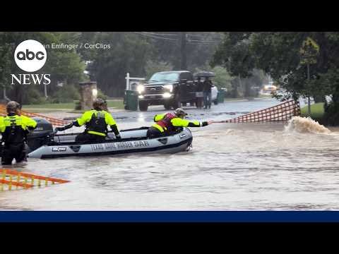 Intense rainfall in Texas sparks life-threatening floods and emergency rescues