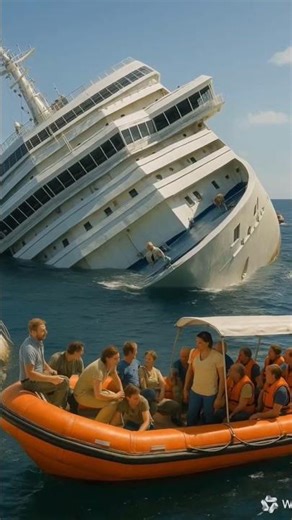 Cruise Ship Sinking! Passengers Struggle to Escape as Rescue Begins"