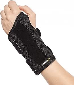 BraceUP Wrist Splint for Carpal Tunnel Right Left Hand Wrist Support for Women and Men, Daytime and Night Use, Wrist Brace for Pain Relief and Arthritis - Left Wrist (L/XL)