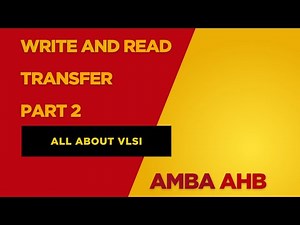 AHB Write & Read Transfer with Wait States | AMBA AHB Protocol Explained