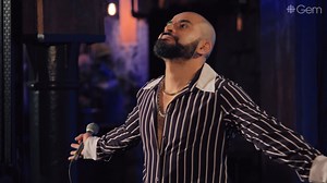 Marito Antonio Lopez looks like he robbed a Reitmans. (📺: The New Wave Of Standup) | CBC Gem