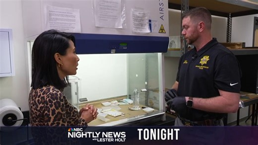 TONIGHT: Vicky Nguyen reports on test strips that are supposed to detect the presence of deadly fentanyl in illicit drugs, but sometimes fail to do so with tragic results. | NBC Nightly News with Tom Llamas