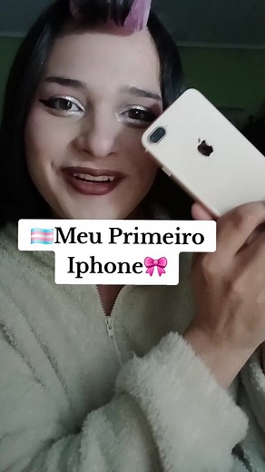 aiai gente muito feliz 🎀🧸 #iphone8plus #iphone #lgbt #trans #garotatrans