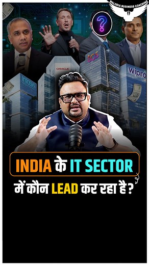 CA Rahul Malodia on Instagram: "Top 10 IT Companies in India – Final Ranking! . India’s IT sector is bigger than most people think, and the latest top IT companies in India list proves it. From TCS, Infosys, and HCL to fast growing names like Persistent Systems and Coforge, these firms are shaping the future of technology and creating massive employment. TCS leads the chart with a market cap of 11 lakh crores, followed by Infosys and HCL, while companies like Tech Mahindra, Wipro, and Oracle Fin