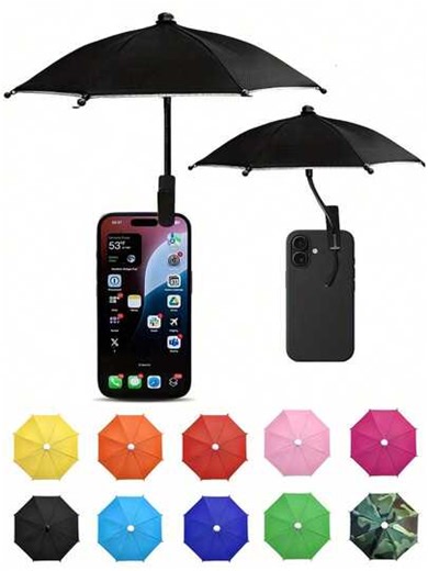 Mobile Phone Sun Shade - Anti-Glare Sun Shade, Sun Shade For IPhone, Clip-On Mobile Phone Sun Shade. Features Anti-Glare And Anti-Reflection Functions, Suitable For Outdoor Activities. Universal Type Fits All Smartphones. Applicable For Phones, E-Book Readers, Navigation Devices, Etc. Can Block Sunlight And Rain. Essential For Travel, Sun Protection, Mother's Day Gift, Beach Essential. | SHEIN