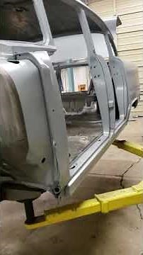 MetalWorks installs mini-tubs in a 1955 Chevy. Stock appearing wheel tubs for wider rear tires.