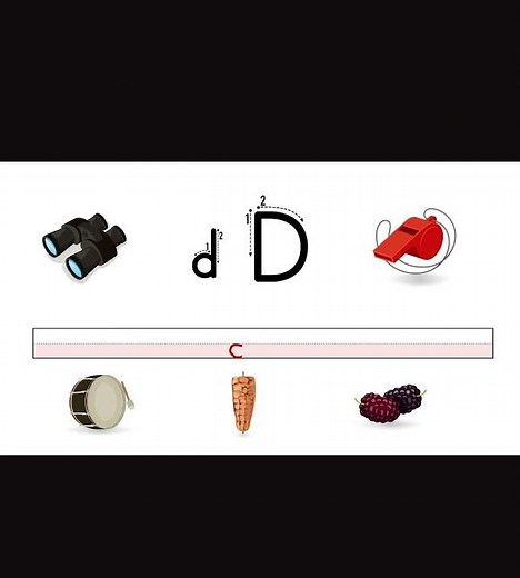 Let's Learn the Letter D - 2025 2026 New Curriculum - Alphabet