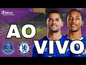 EVERTON X CHELSEA AO VIVO PREMIER LEAGUE DIRETO DO HILL DICKINSON STADIUM