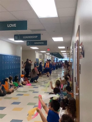 Senior clap-out!! Crazy how time flies! | WRAL Aimee Wilmoth