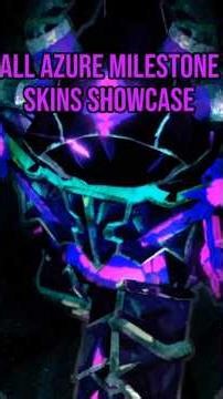 All Azure Milestone Skins Showcase #shorts #roblox #forsaken
