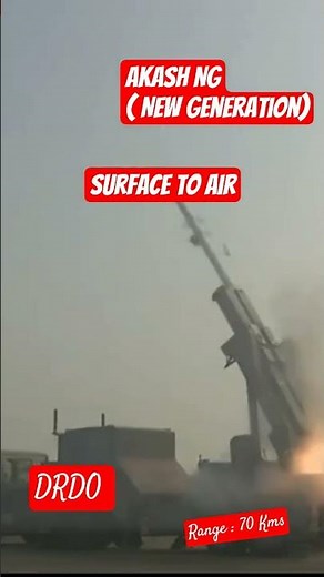 DRDO passed User Evaluation Trials of Akash-NG Surface-to-Air Missile System #indianarmedforces