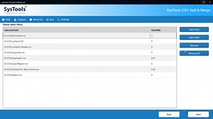 SysTools CSV Merge Software