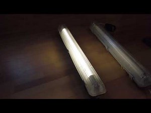 T8 Tube Fluorescent VS Tube LED