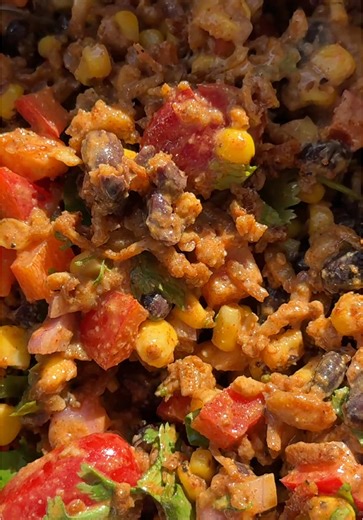 Shredded Tofu Southwest Salad Recipe