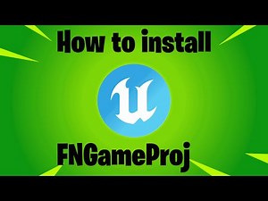How to install FNGameProj ! (for create Fortnite mods)
