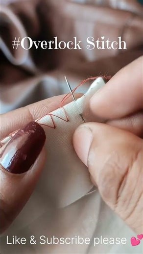 Perfect Overlock Stitch in Minutes 🔥 | Beginner Friendly Tutorial❤️