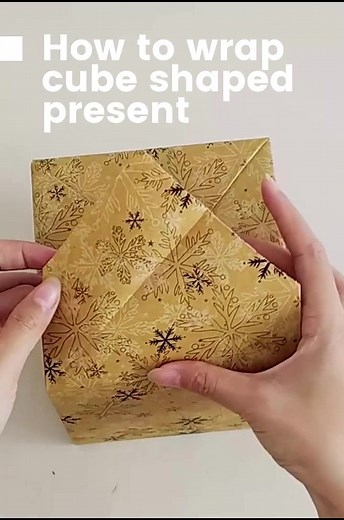 Gift Wrapping Tutorial: How to Wrap a Square Shaped Present