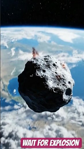 When Asteroid Hits Earth? ☄️💥Massive Explosion | AI Cinematic Simulation #viralvideo #shortvideo
