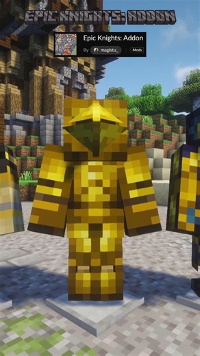 Minecraft Top Knights Mods! #6 #shorts #minecraft