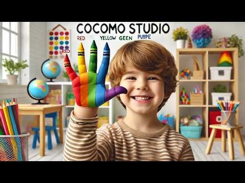 Color Finger Family Song | Preschool Colors Learning for Toddlers in English
