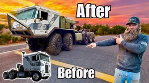 I turned an old Kenworth cabover into a 10-wheel drive monster!