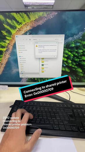 Fix Windows 11 25H2 Shared Printer Error 0x00000709