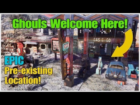 The Gas & Ghoul: Immersive Diner & Rest Stop CAMP Tour | Fallout 76