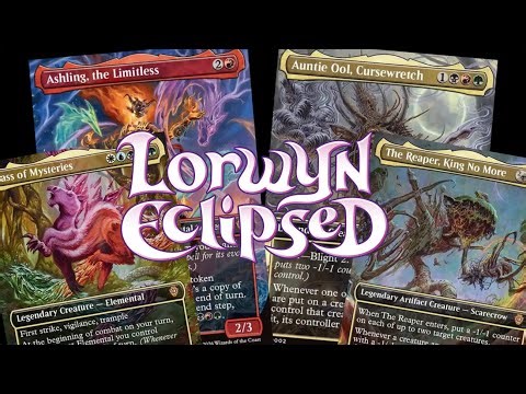 All 4 Lorwyn Eclipsed Commander Precons In One Game Playing Both Face And Secondary Commanders!!