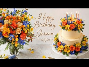 🎉 Happy Birthday Jessica! 🎂 Beautiful Birthday Wishes & Happy Birthday Song for Jessica