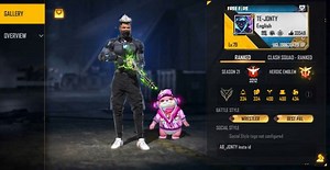 Jonty Gaming's Free Fire ID, stats, monthly earnings, annual income, and YouTube channel details revealed