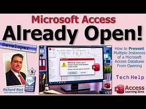 Already Open? How to Prevent Multiple Instances of a Microsoft Access Database From Opening