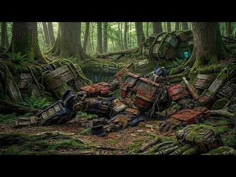 Forgotten Giant Deep Forest Optimus Prime Abandoned for 30 Years Full Restoration