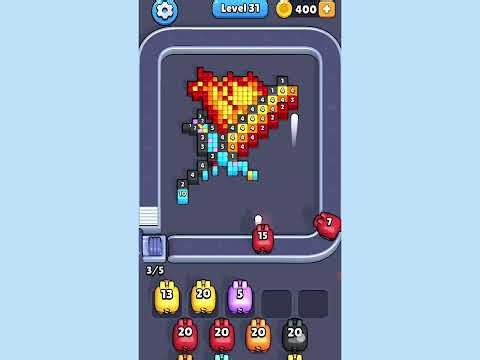 Pixel Flow Level 31 Walkthrough Solution