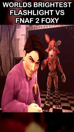 Worlds BRIGHTEST FLASHLIGHT 🔦 VS Foxy 🦊 | FNaF 2 Movie MEME