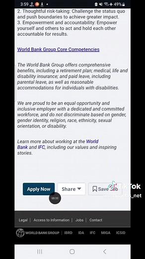 World Bank Addis Ababa, Ethiopia Job Vacancy 2026 #ethiojobs #ngo #የስራማስታወቂያ NGO Job Vacancies in Ethiopia Ethiojobs የቅጥር ማስታወቂያ