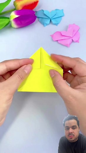 8K views · 181 reactions | Aprende a crear una bonita mariposa con papel paso a paso | Hector Hugo | Facebook