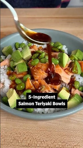 Easy 5-Ingredient Salmon Teriyaki Bowl