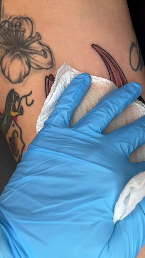 Inner thigh hannya #tattoo
