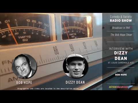 1941 • Baseball Clip • Dizzy Dean & Bob Hope - Radio Interview
