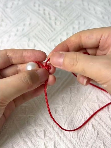 DIY Pearl Knot Pendant Elegant and Simple Necklace Tutorial #diy