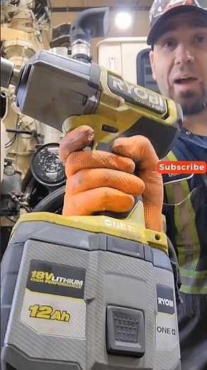 Testing 12Ah battery - Ryobi 18v one+ #cordlesstools #ryobi #ryobi18v #battery #powertools