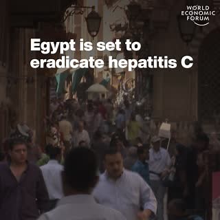 Egypt could become the first country in the world to eliminate hepatitis C. Learn more about this deadly disease: http://ow.ly/3TyJ50LNzQQ | World Economic Forum