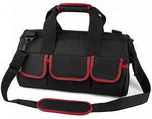 [Hot Item] 20inch Wide Mouth Tool Bag with Waterproof Molded Base Tool Organizer Bag