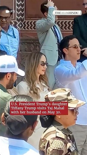 Donald Trump's daughter visits Taj Mahal