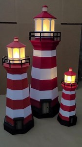 The Indoor / Outdoor Lighthouse With Lighted Beacon - Etsy