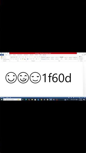 Every emoji combo in Word explained #shorts #tutorial