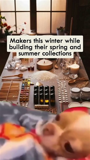 Only makers know what it’s like to build spring and summer collections while wrapped in a blanket.