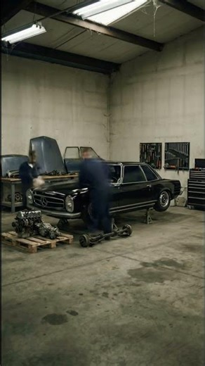 Mercedes Benz 230 SL restoration #carrestorationproject #barnfind