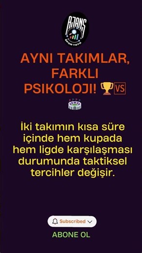 Kupa & Lig Çarpışması